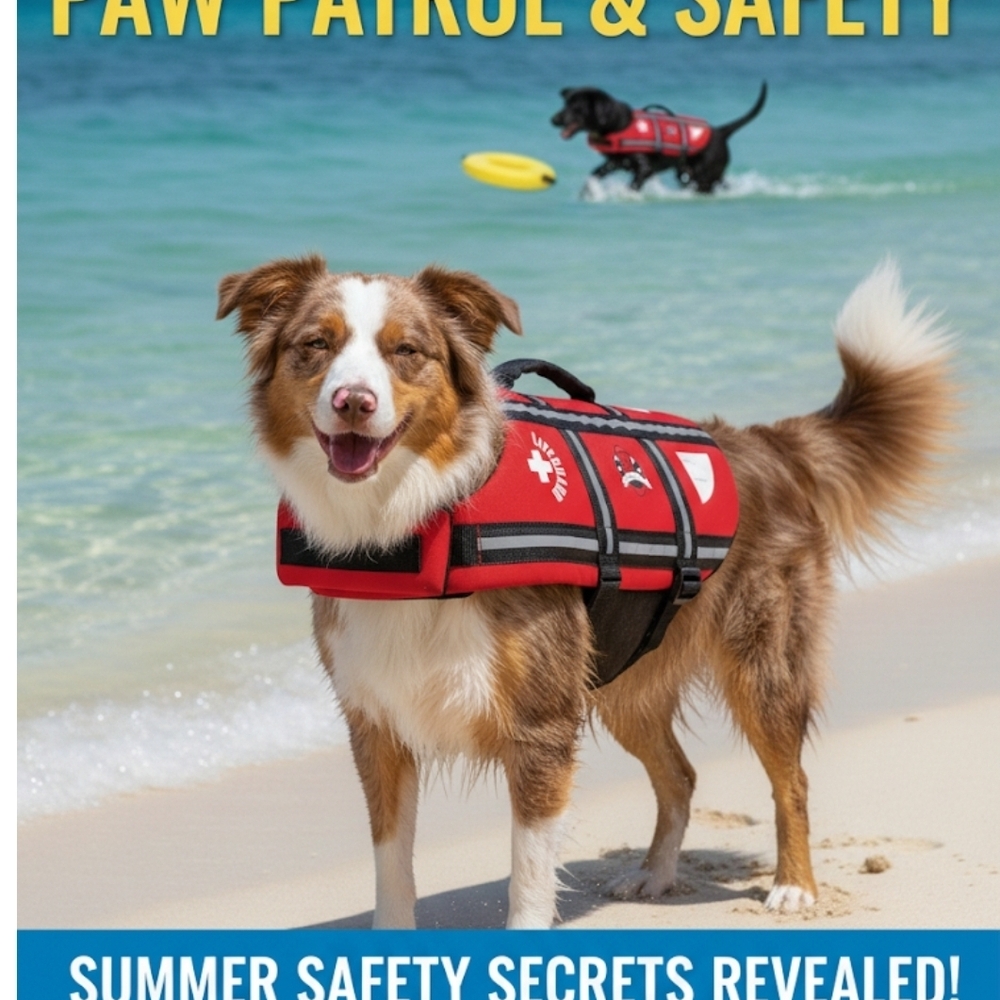 Dog/Camine Life Vest For Water Adventures. Size Medium ( 35-50lbs).